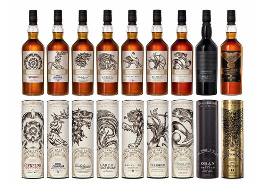 Game of Thrones Whisky Set 9 Bottle