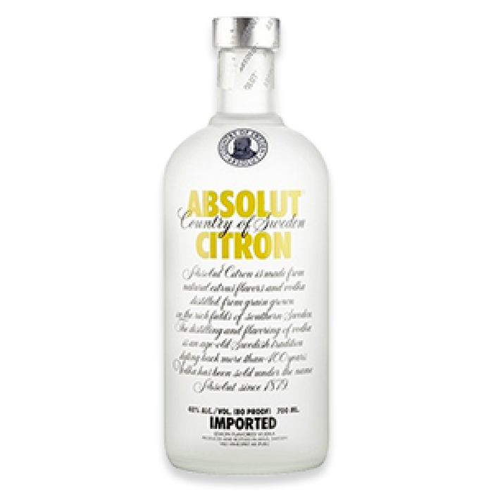 Absolut Vodka Citron - DrinksHero