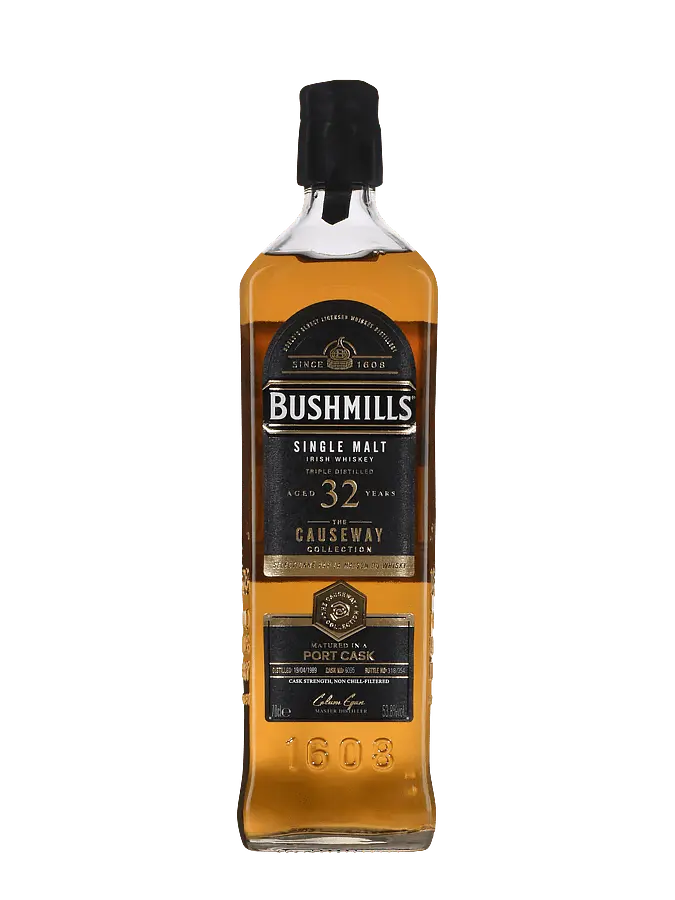 Bushmills 32YO Causeway Collection 1989 Port Cask - DrinksHero