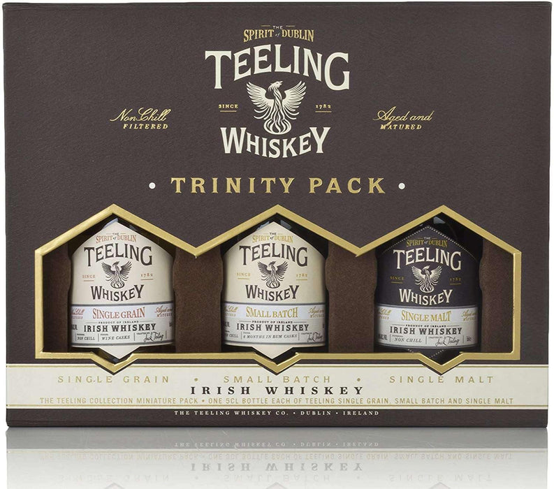 Teeling Trinity Mini Pack Irish Whiskey 3 x 5cl - DrinksHero