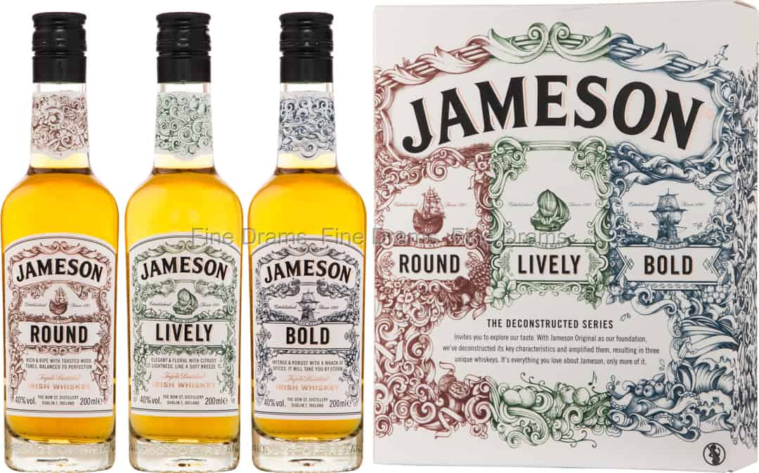 Jameson The Deconstructed Series Trio 3x20cl - DrinksHero