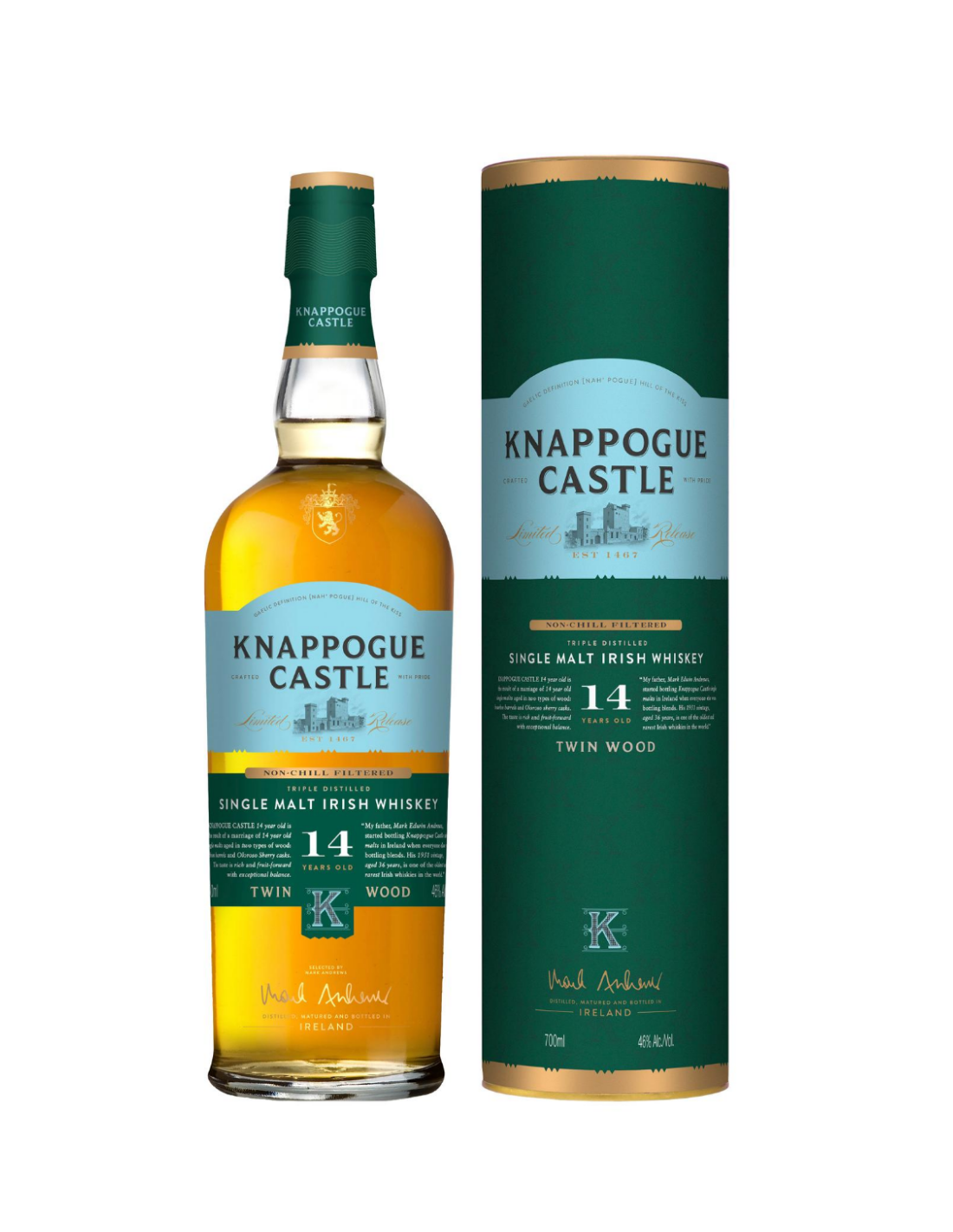 Knappogue Castle 14 Year Old 70cl - DrinksHero