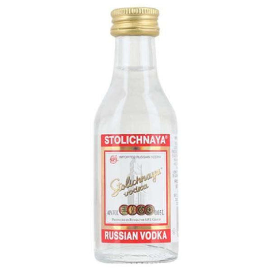 Stolichnaya Premium Vodka 5cl Sample - DrinksHero