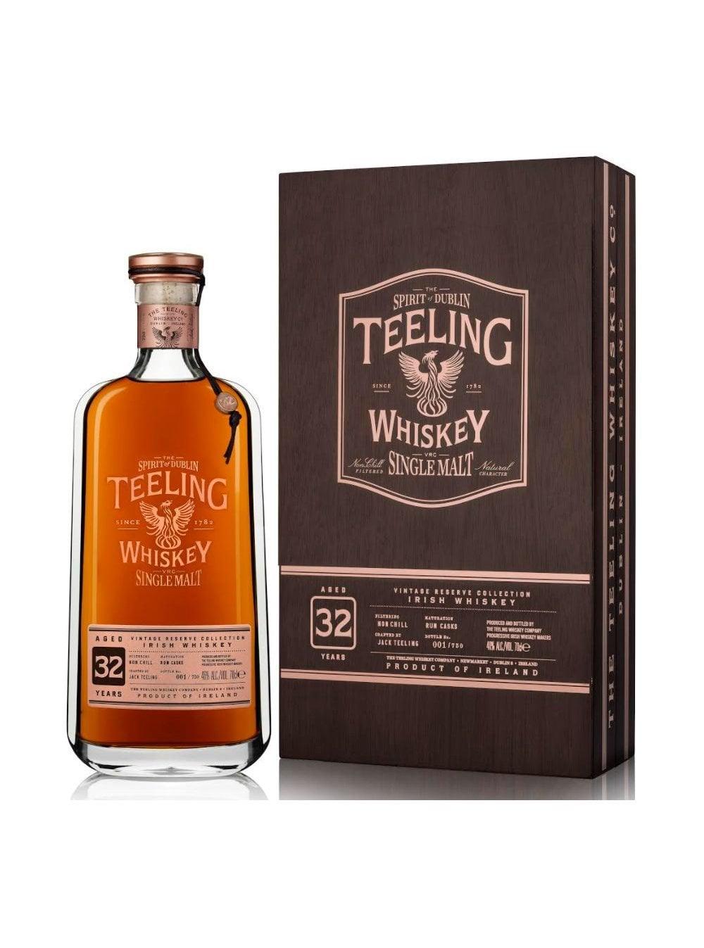 Teeling 32 Year Old Irish Single Malt: Rum Cask Edition - DrinksHero