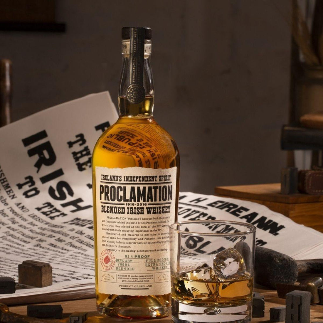 New Irish whiskey celebrates 1916 Proclamation - DrinksHero