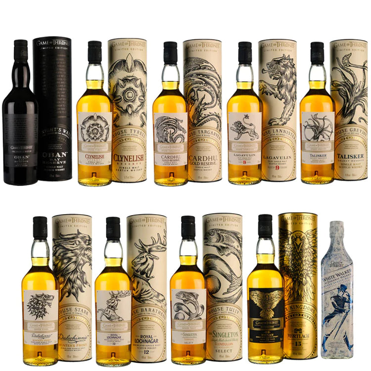 Game of Thrones Whisky Set 10 Bottle