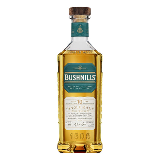 Bushmills 10 Year Old Single Malt Irish Whiskey 70 cl