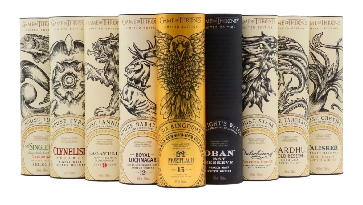 Game of Thrones Whisky Set 9 Bottle