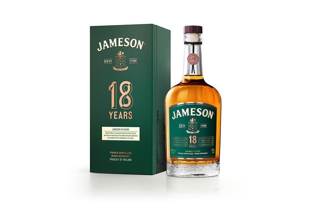 Jameson 18 Year Old — Blended Irish Whiskey, 70cl bottle — DrinksHero