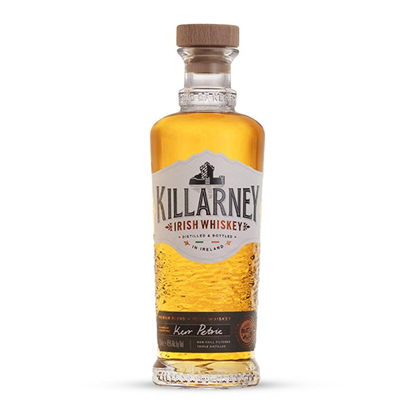 Killarney Irish Whiskey — closed-distillery pot-still-forward blend, 45% — DrinksHero