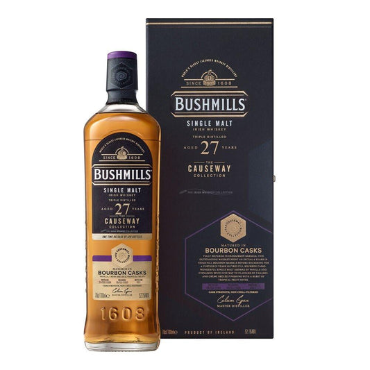 Bushmills 27YO Bourbon Cask 70cl - DrinksHero