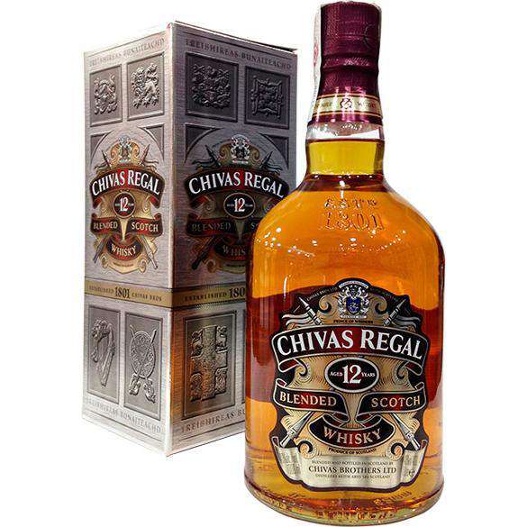 Chivas Regal 12 Year Old Blended Scotch Whisky 70cl - DrinksHero
