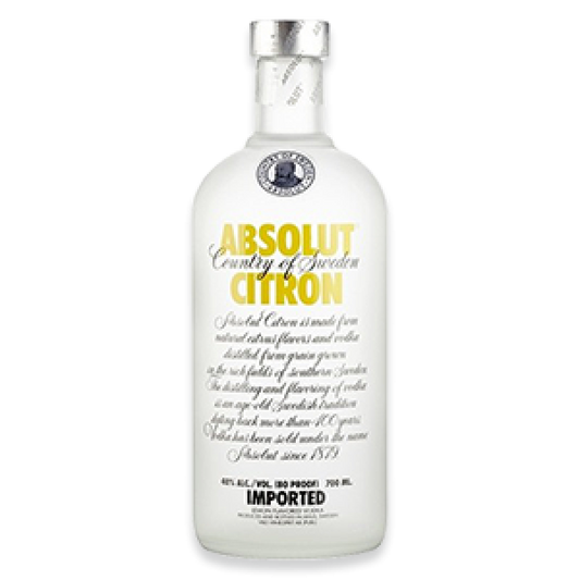 Absolut Vodka Citron - DrinksHero