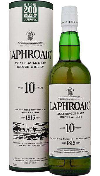 Laphroaigh 10 Year old 70cl - DrinksHero