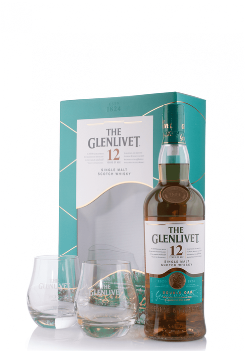 The Glenlivet 12Yr 70cl Gift Pack - DrinksHero