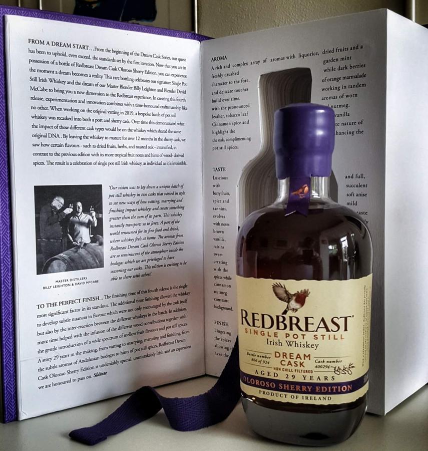 Redbreast Dream Cask 29 Years Old - DrinksHero