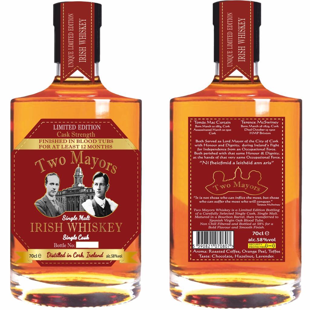 Murphy Stout Whiskey Two Mayors 5cl Sample Dram - DrinksHero