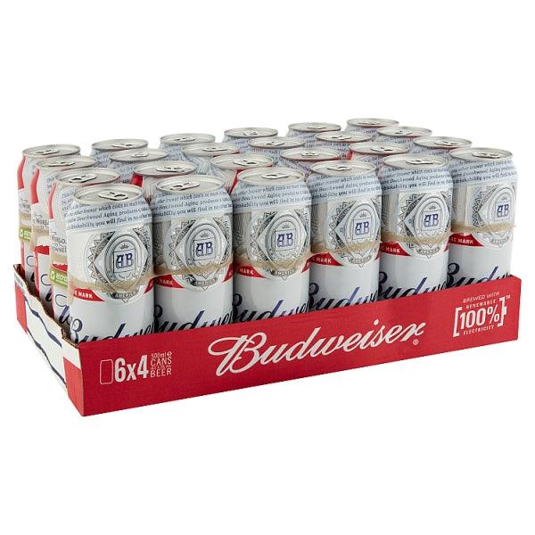 Budweiser Can 24x500ml - DrinksHero