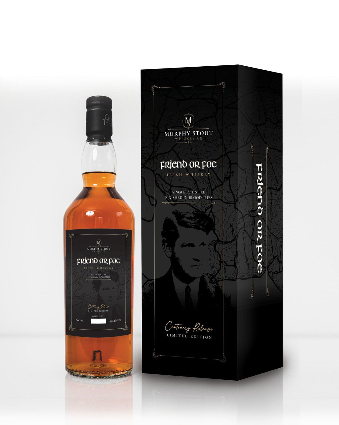 Murphy Stout Whiskey Friend or Foe — Single Pot Still, blood tub finish — DrinksHero