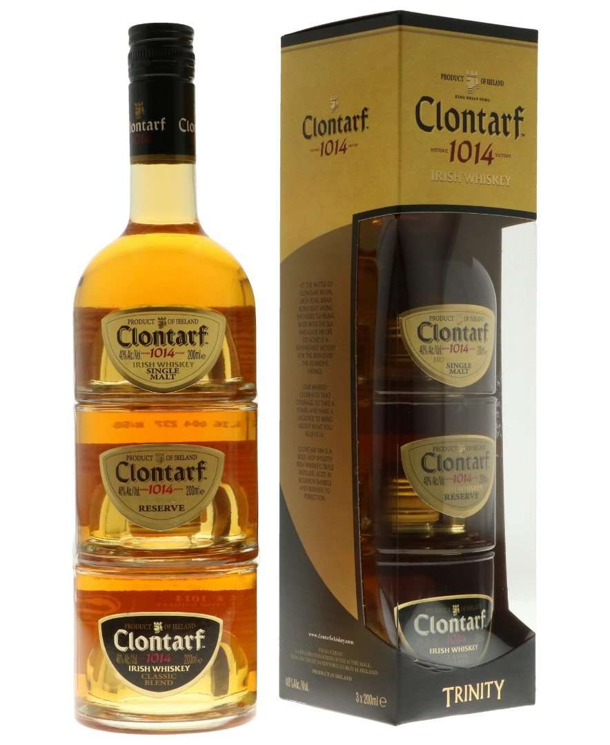 Clontarf Irish Trinity 3x20cl - DrinksHero