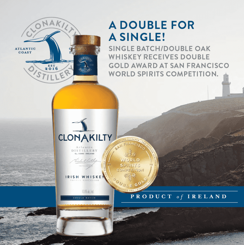 Clonakilty Single Batch Double Oak Finish 70cl - DrinksHero