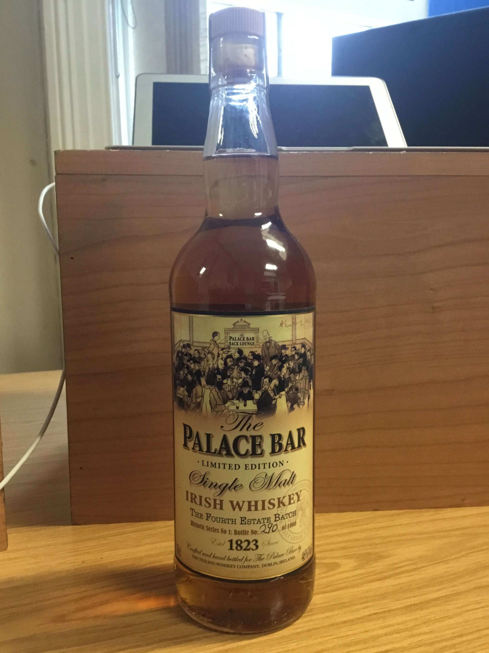 Palace Bar 12 Year Old Single Malt - Bottle No 290 - DrinksHero