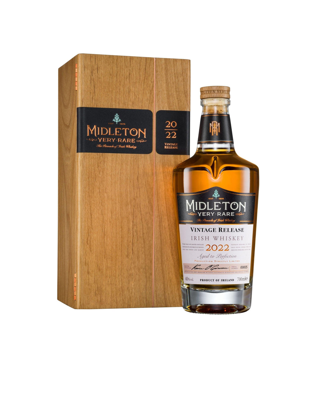 Midleton Very Rare 2022 — vintage blended Irish whiskey, 70cl bottle — DrinksHero