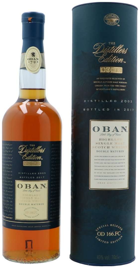 Oban Distillers Edition 2003-2017 Giftbox 70cl - DrinksHero