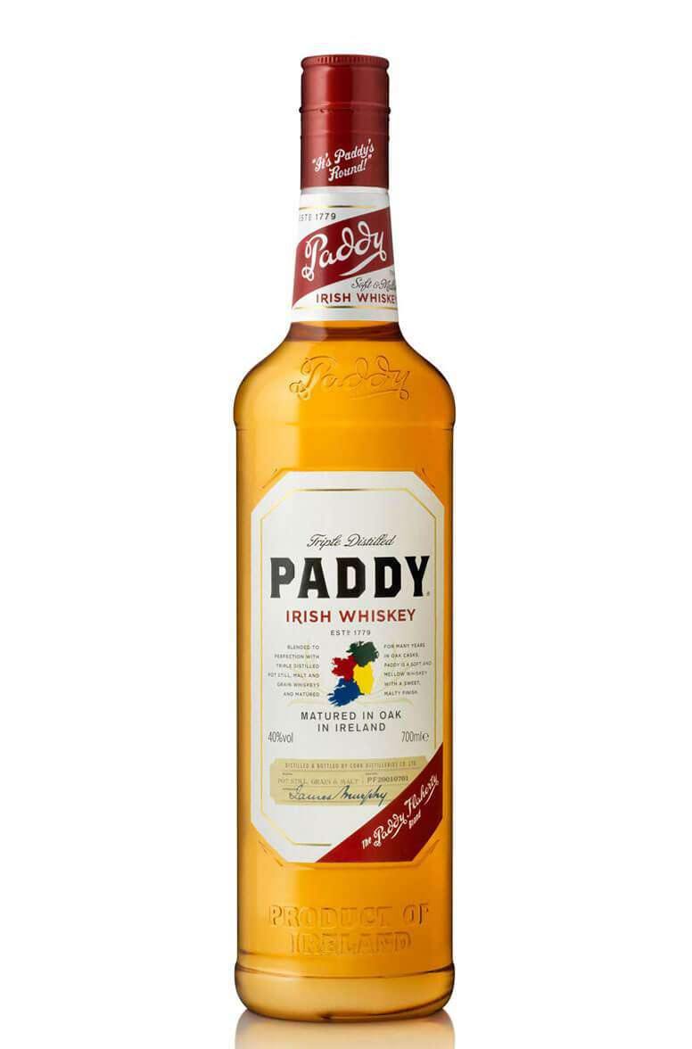Paddy Irish Whiskey 70cl - DrinksHero