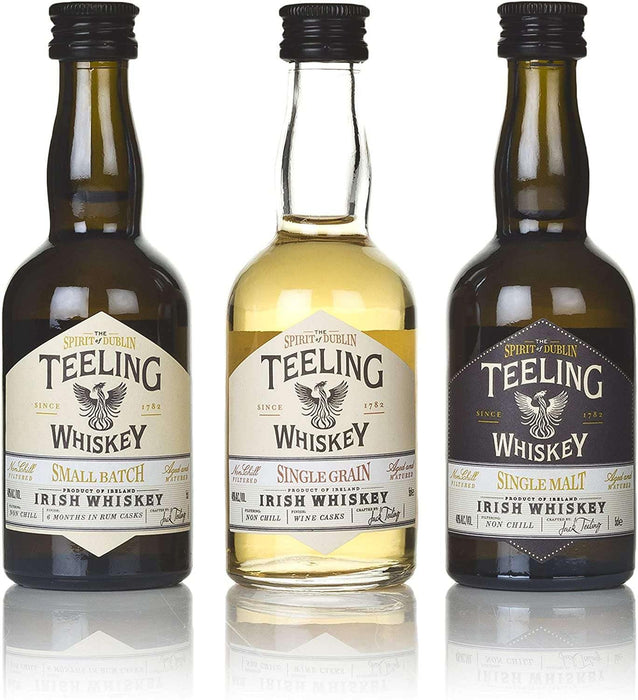 Teeling Trinity Mini Pack Irish Whiskey 3 x 5cl - DrinksHero