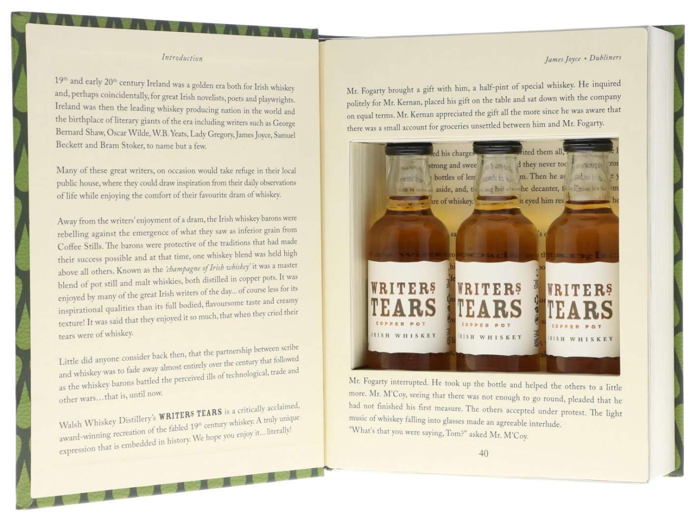 Writers Tears Giftbook 3x5cl - DrinksHero