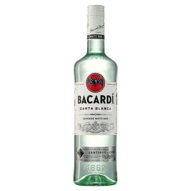 Bacardi Carta Blanca Rum 70cl - DrinksHero