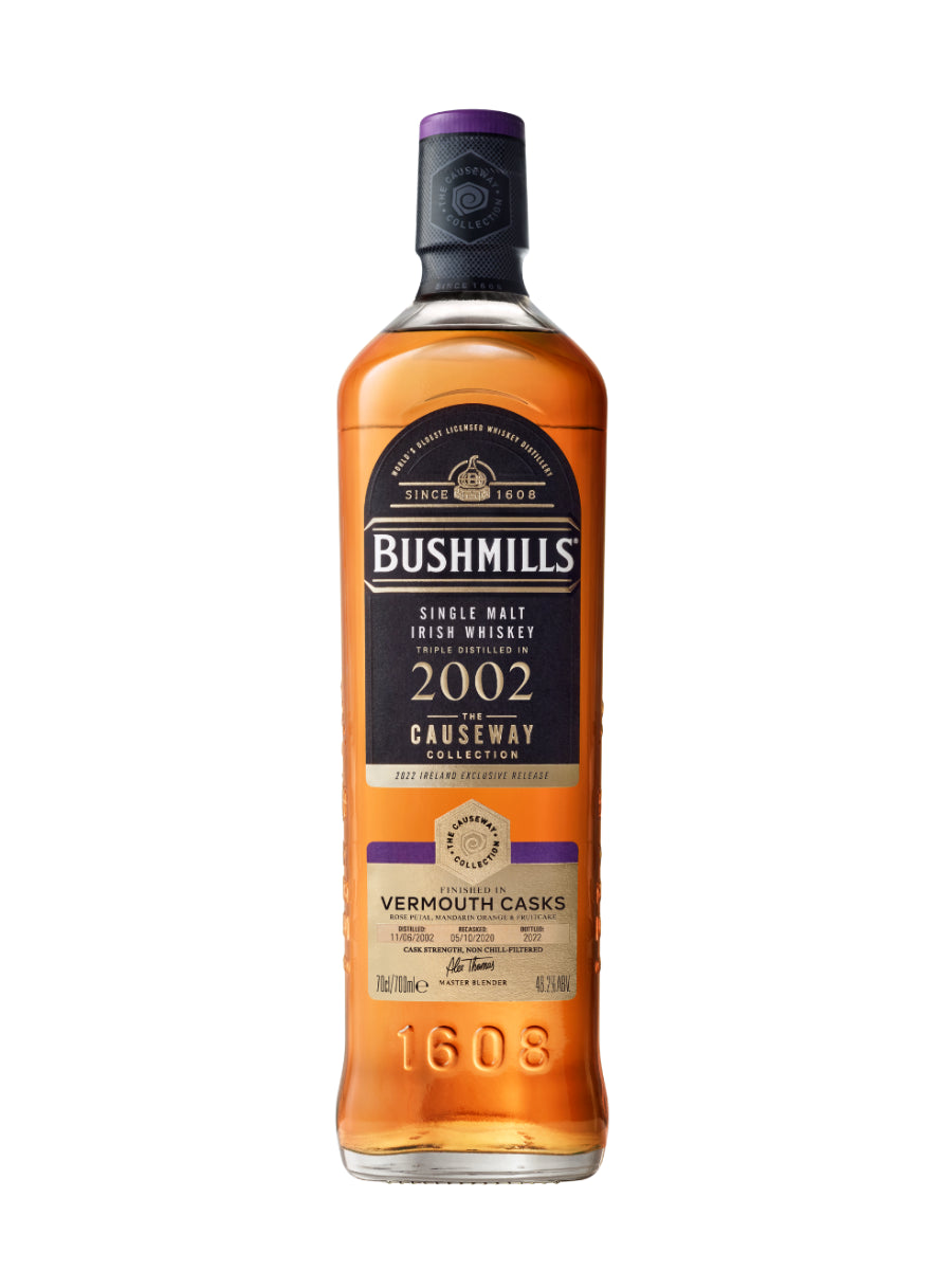 Bushmills 2002 Vermouth Cask – Causeway Collection - DrinksHero