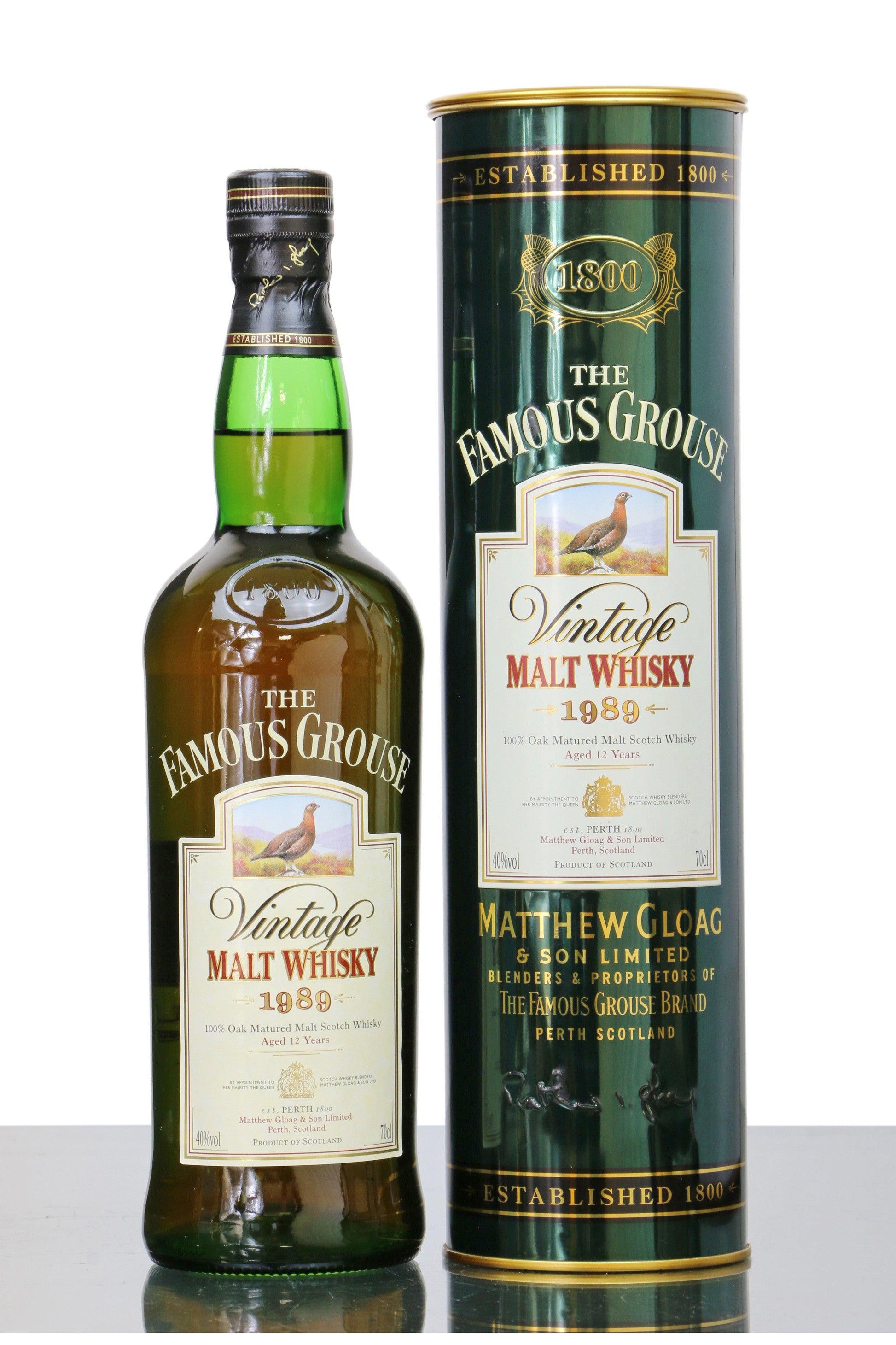 Famous Grouse 1989 Vintage Malt Whisky - DrinksHero