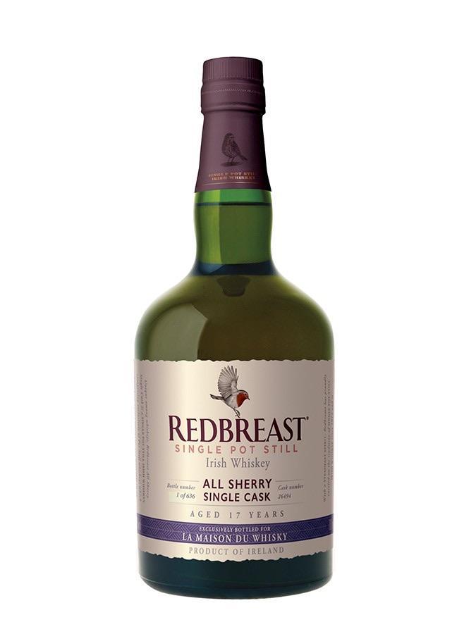 Redbreast 17 Year Sherry Cask Sample: French Connections - DrinksHero