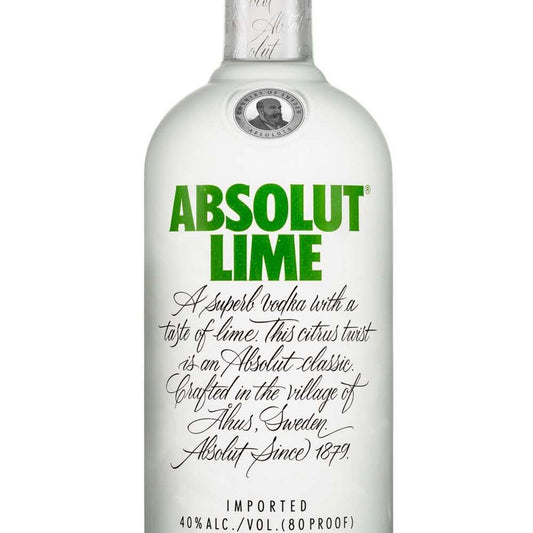 Absolut Lime Vodka 70cl - DrinksHero