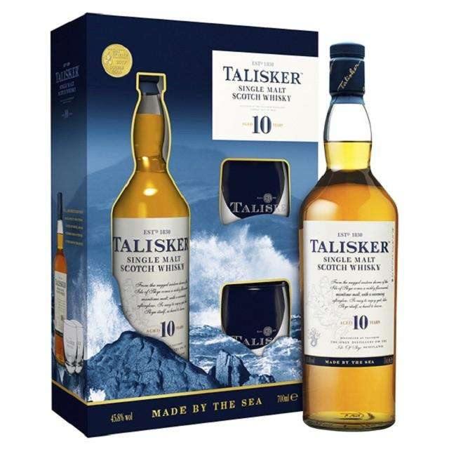 Talisker 10 Year Old 2 Glass Pack - DrinksHero