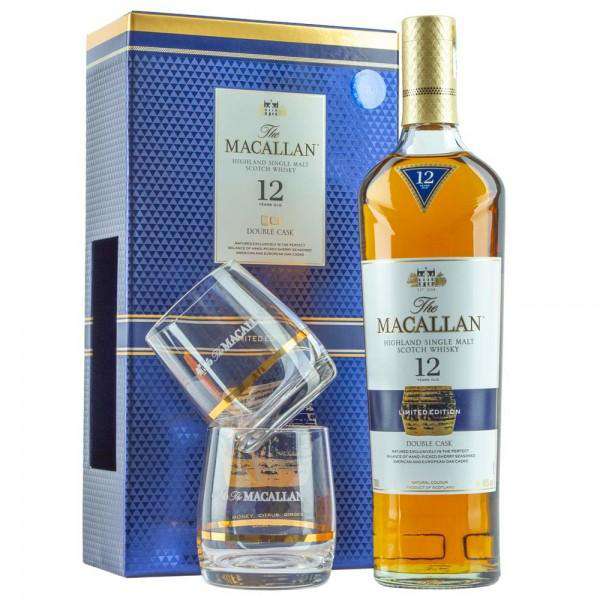 Macallan 12YO Double Cask + Glasses - DrinksHero