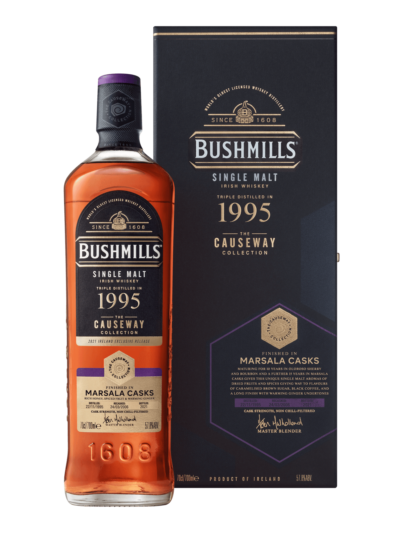 Bushmills Causeway 1995 Marsala Cask - DrinksHero