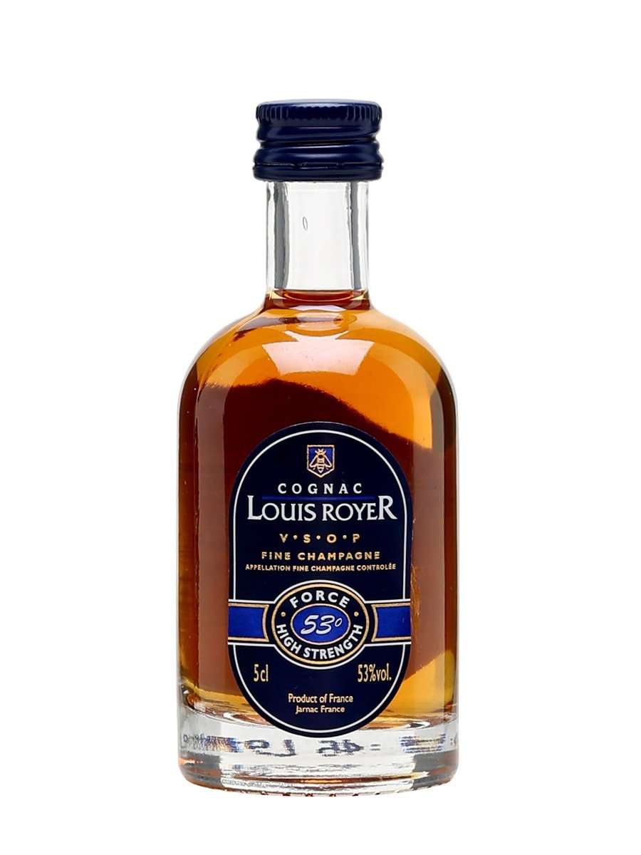 Louis Royer’s Force 53% Cognac Minature 5cl - DrinksHero
