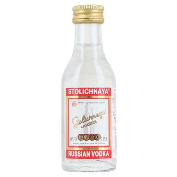 Stolichnaya Premium Vodka 5cl Sample - DrinksHero
