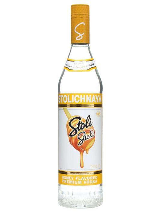 Stolichnaya Sticki Vodka Honey 70cl - DrinksHero