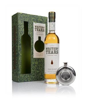 Writers Tears Gift Set with Hip Flask - DrinksHero